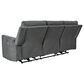 Ashley Barnsana Power Reclining Sofa in Gravel, , large