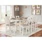 Ashley Robbinsdale Counter Height Dining Table with 2 Leaves in Antique White, , large