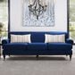 Jennifer Taylor Home Alana Lawson Stationary Sofa in Navy Blue Velvet, , large