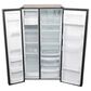 GE Appliances 23 Cu. Ft. Side by Side Refrigerator with External Dispenser in Fingerprint Resistant Slate, , large