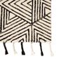 Jaipur Vera by Nikki Chu Montblanc 2" x 3" Snow White and Jet Black Area Rug, , large