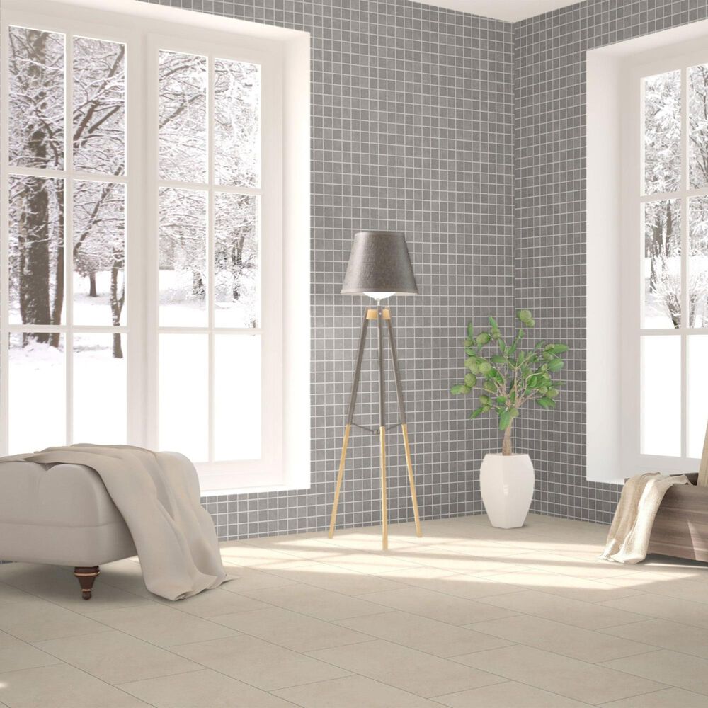 Dal-Tile Haut Monde Nobility White 12&quot; x 24&quot; Polished Porcelain Tile, , large