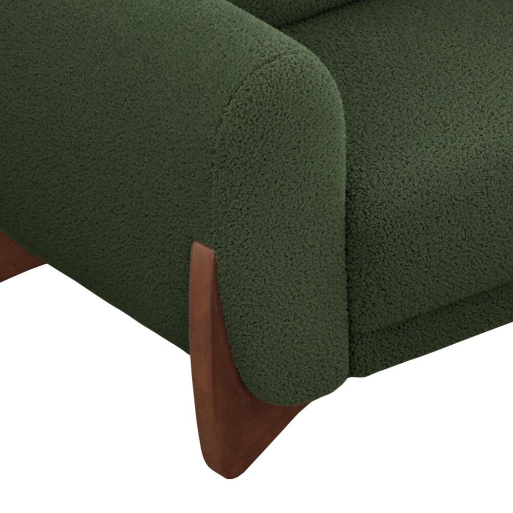 Morden Fort Cloud Boucle Arm Chair in Green, , large