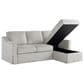 Lifestyle Solutions Haddington Stationary Convertible Sofa with Chaise in Linen, , large