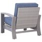 Ashley Half Moon Beach Patio Spring Rocker Lounge Chair in Gray, , large