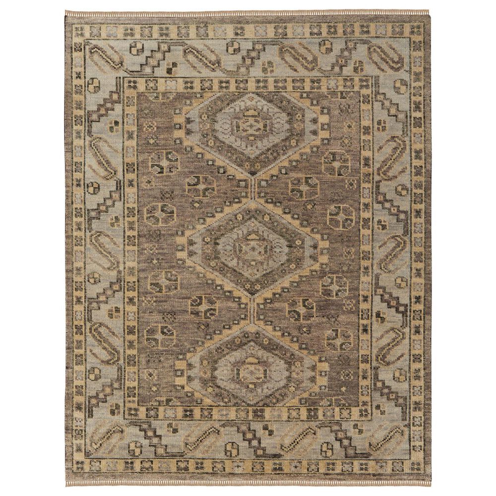 Feizy Fillmore 5" x 8" Brown and Gray Area Rug, , large