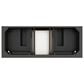 James Martin Vanities Brookfield 60" Double Bathroom Vanity in Black Onyx with 3 cm Ethereal Noctis Quartz Top and Rectangular Sinks, , large