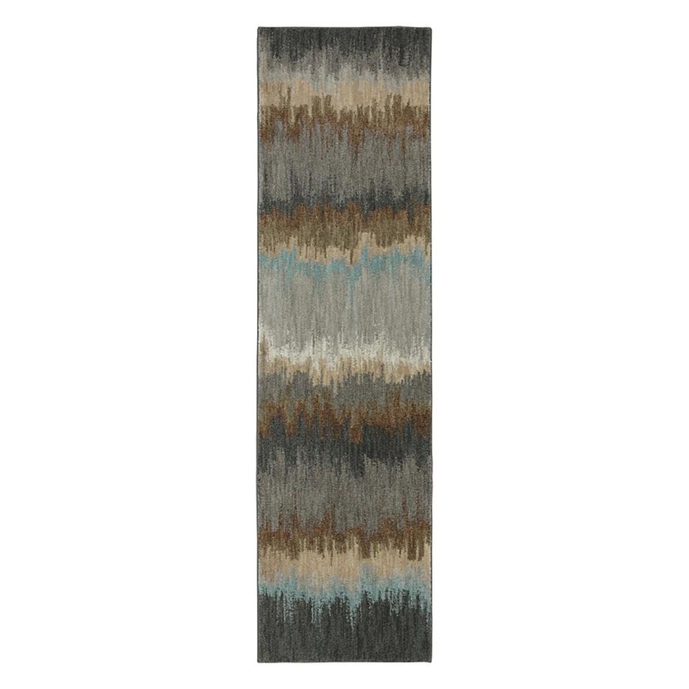 Karastan Euphoria Cashel 90261-880 2"1" x 7"10" Abyss Blue Runner, , large