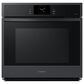 Samsung 30" Smart Single Wall Oven With Steam Cook in Matte Black Steel, , large
