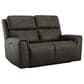 Flexsteel Jarvis Power Reclining Loveseat with Headrests in Mica, , large