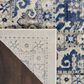 Nourison Cyrus CYR05 2"2" x 7"6" Ivory and Blue Runner, , large