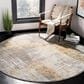 Safavieh Craft 6"7" Round Grey and Beige Area Rug, , large