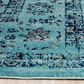 Safavieh Evoke EVK220E 10" x 14" Light Blue Area Rug, , large