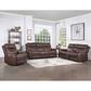 Steve Silver Valencia Power/Power Recliner Sofa in Walnut, , large