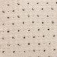 20" Square Throw Pillow with French Knots in Ecru, , large