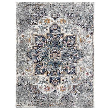 Amer Rugs Montana 2" x 3" Gray and Blue Area Rug, , large