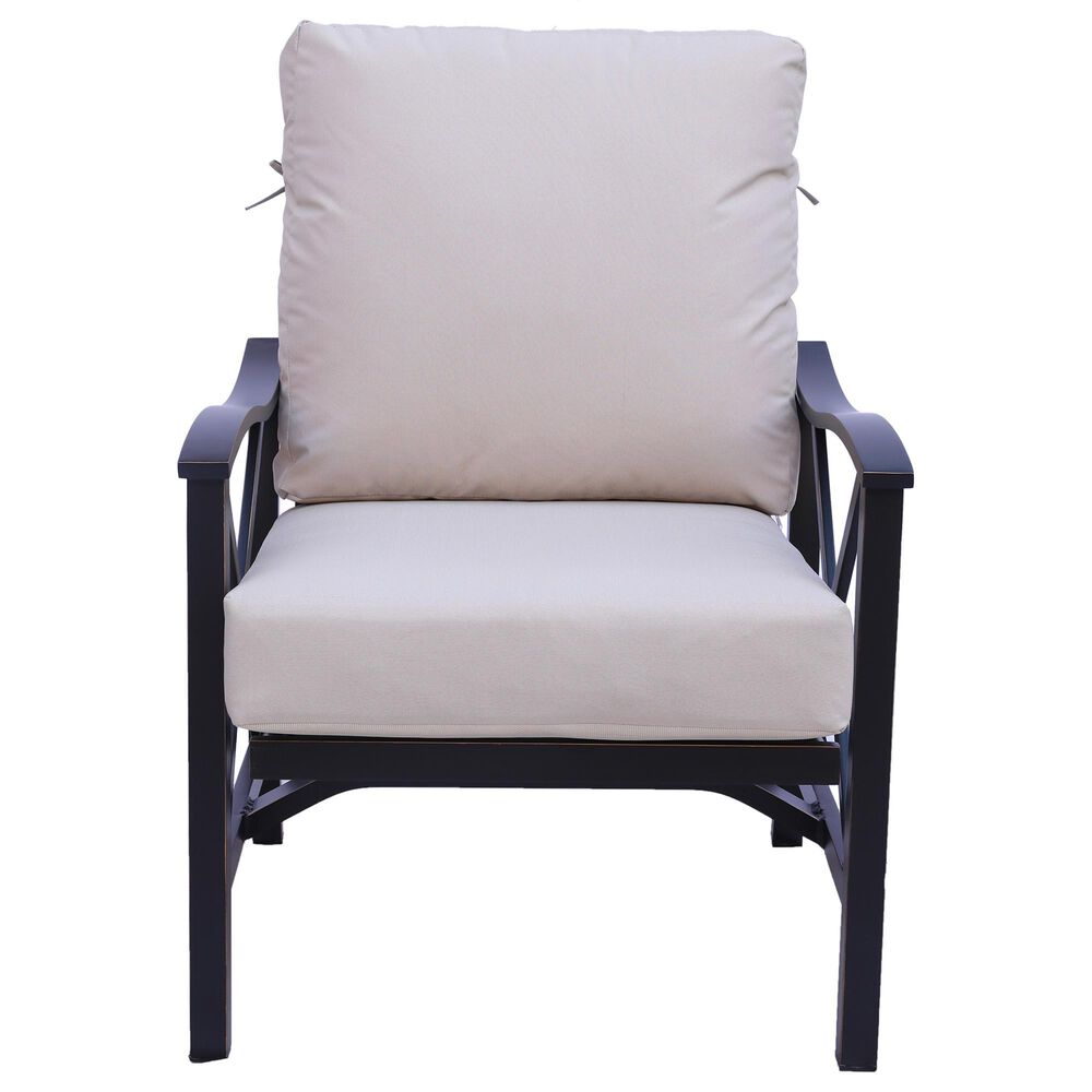 GatherCraft Denison Patio Club Motion Chair in Splendor Wheat, , large