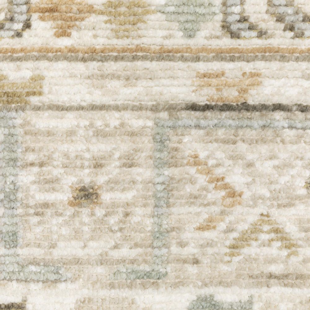 Oriental Weavers Lola LLA08 Blue and Beige 5'3" x 7'6" Area Rug, , large