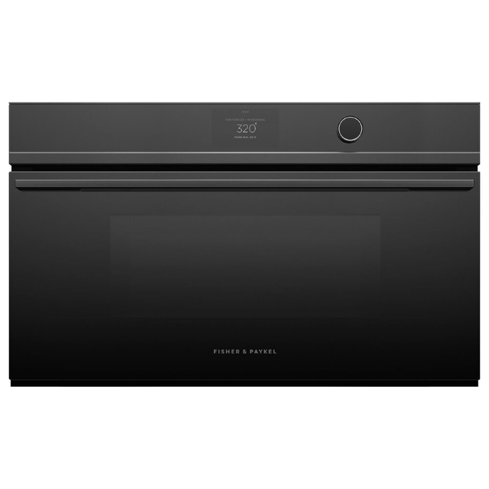 Fisher & Paykel Minimal 30" Single Electric Wall Oven with 22 Functions and Convection in Black, , large