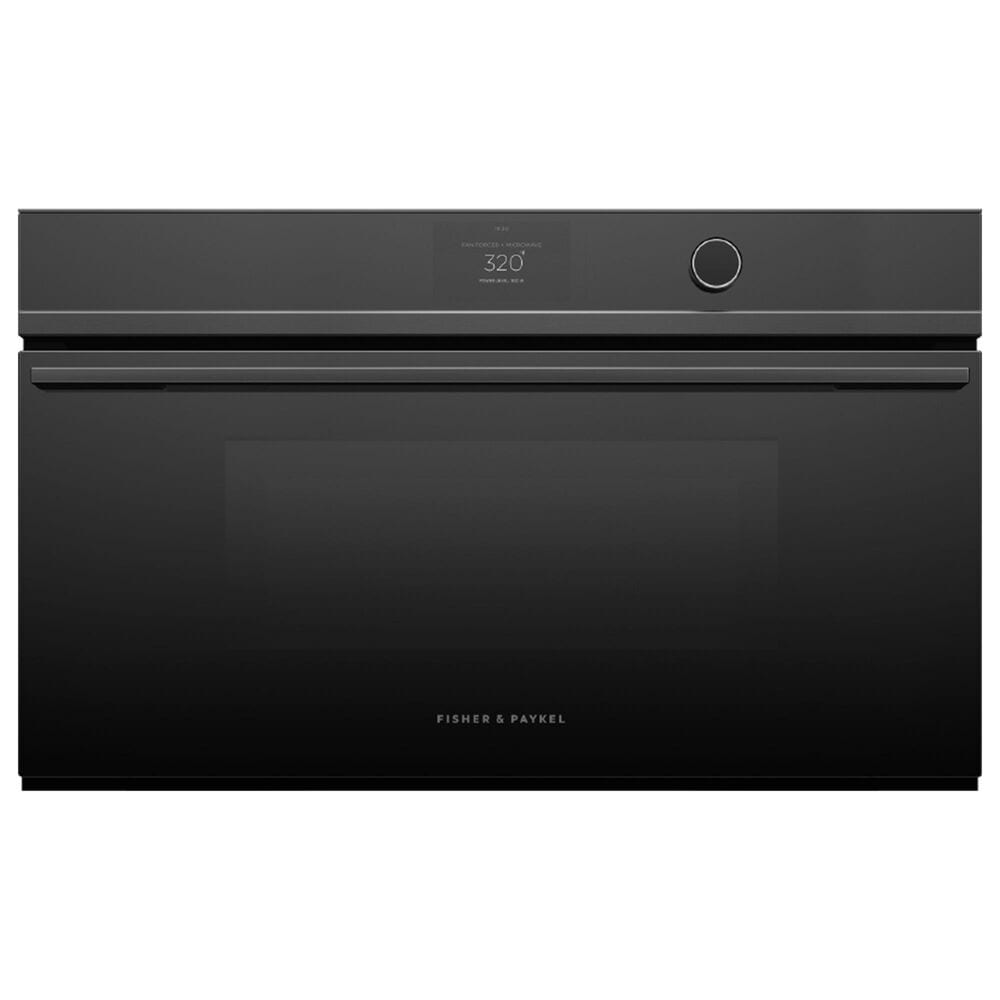 Fisher & Paykel Minimal 30" Single Electric Wall Oven with 22 Functions and Convection in Black, , large