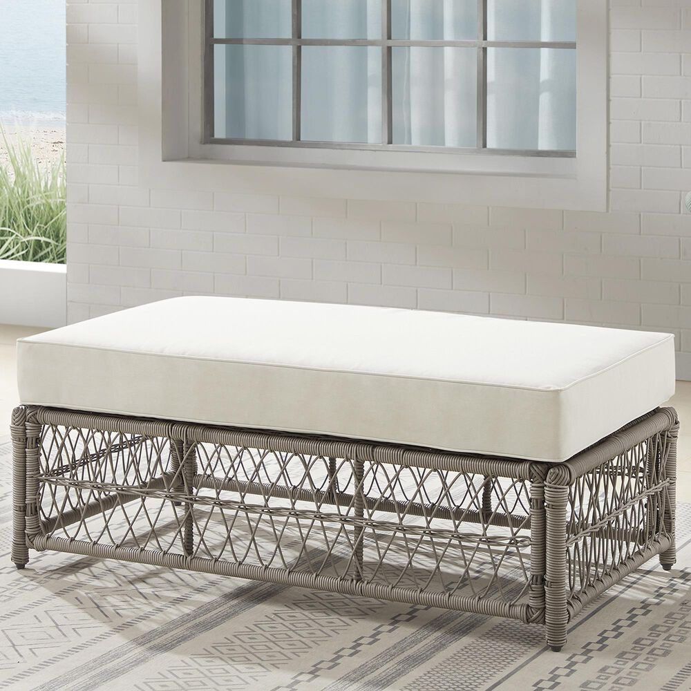Crosley Furniture Thatcher Patio Coffee Table in Creme - Table Only, , large