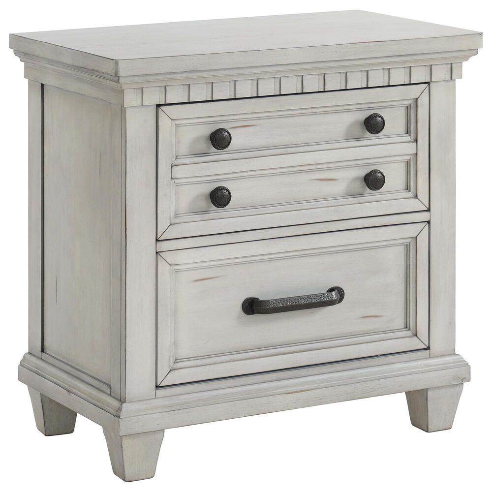 Mayberry Hill McCoy 5-Piece Queen Storage Bedroom Set in Antique White, , large