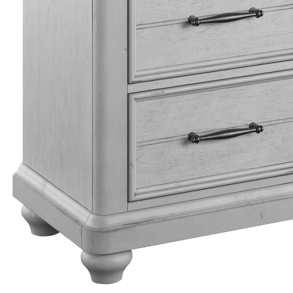Emerald Home Furnishings New Haven 10-Drawer Dresser in Oyster Shell, , large