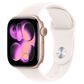 Apple Watch Series 11 (GPS+Cellular) 42mm Aluminum Case with Light Blush - S/M Sport Band in Rose Gold and 2-Year AppleCare+, , large