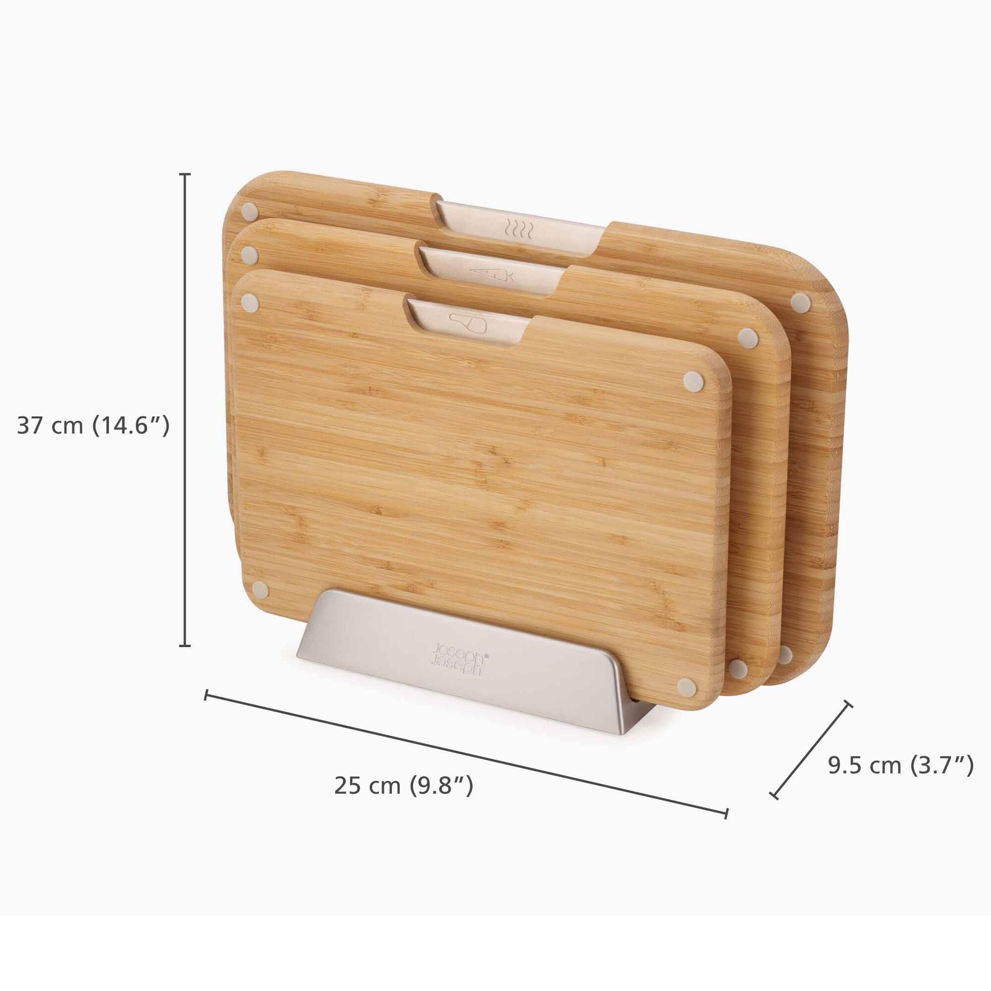 Joseph Joseph Nest 3-piece Cutting Board Set in Bamboo
