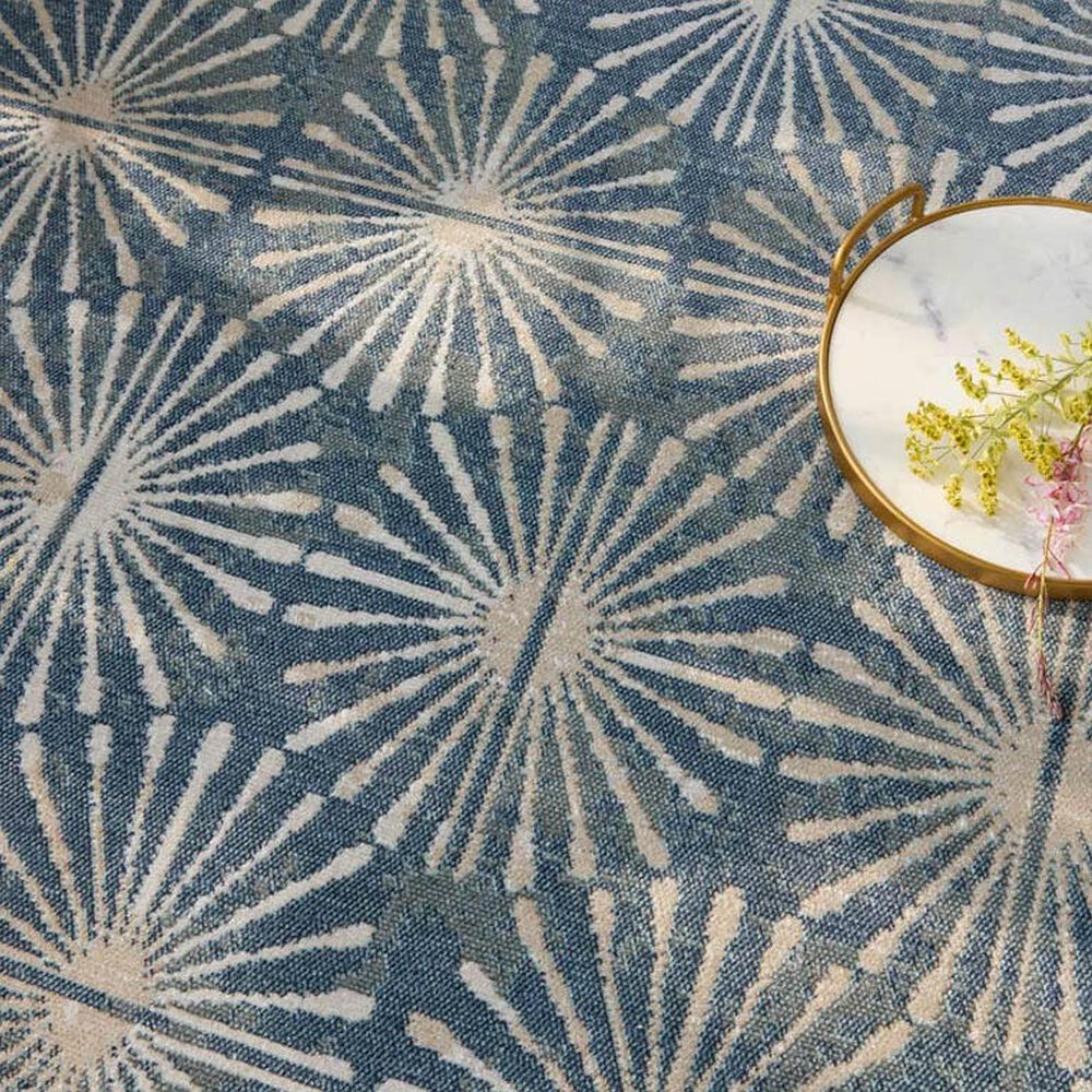 Jaipur Polaris Calvary 6&#39; x 9&#39; Rainy Day, Doeskin, Stormy Weather and Chinois Green Indoor/Outdoor Area Rug, , large