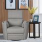 Eastern Shore Compass Power Swivel Glider with USB in Pebble, , large