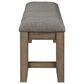 New Heritage Design Harrisburg Dining Bench in Walnut, , large