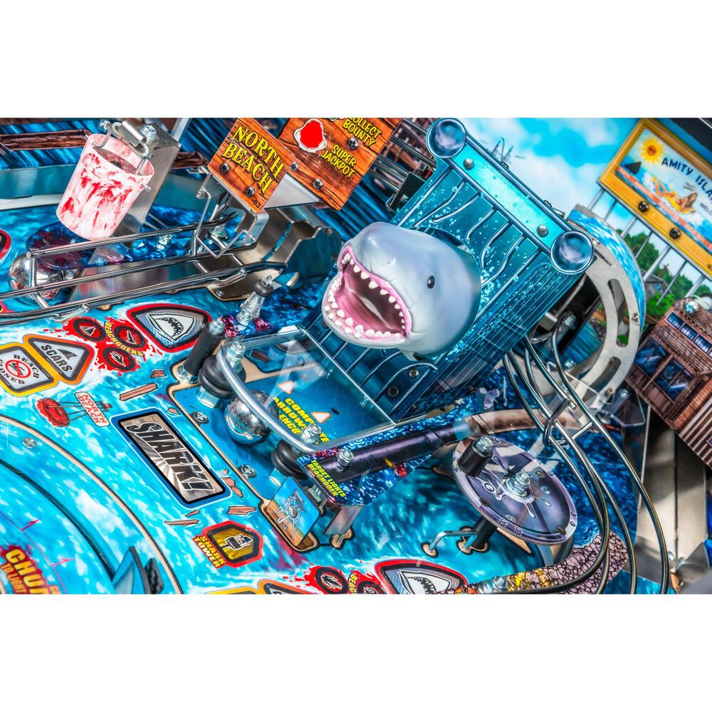 Stern Pinball Jaws Pro Edition Pinball Machine, , large