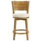Armen Living Winsley Swivel Counter Height Stool in Putty Brown, , large