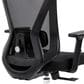 Rta Products Llc Truly Ergonomic Mesh Office Chair with Headrest and Lumbar Support in Black, , large