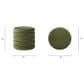Jennifer Taylor Home Fuji Storage Ottoman in Olive Green, , large