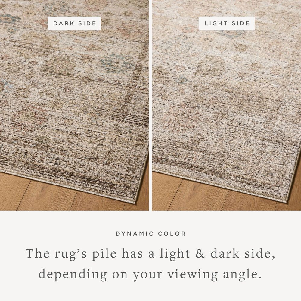 Loloi Priscilla Ivory and Multicolor 2&#39;6&quot; x 7&#39;6&quot; Runner, , large