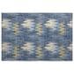 Dalyn Rug Company Soft Essentials Chevron Navy 1"8" x 2"6" Area Rug, , large