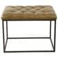 Kinfine Small Ottoman in Light Brown, , large