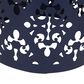 Hearth and Haven Outdoor Side Table with Floral Pattern in Navy Blue (Set of 2), , large