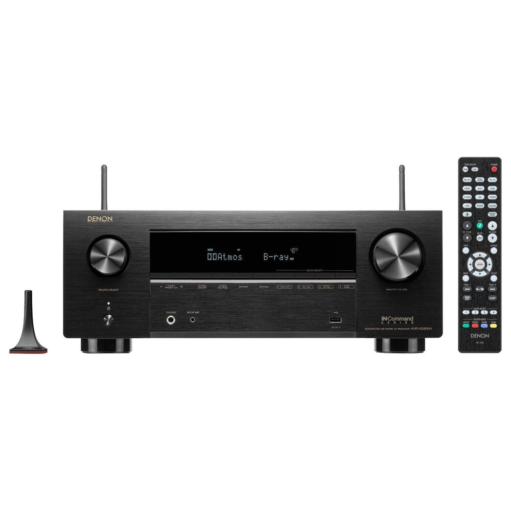 Denon 95W 7.2-Channel AV Receiver in Black, , large