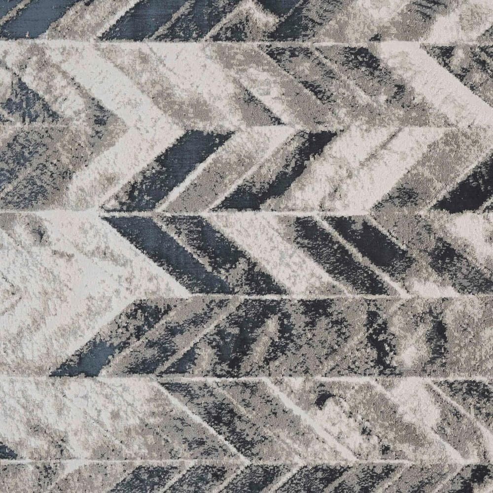 Feizy Micah 1&#39;8&quot; x 2&#39;10&quot; Gray and Silver Area Rug, , large