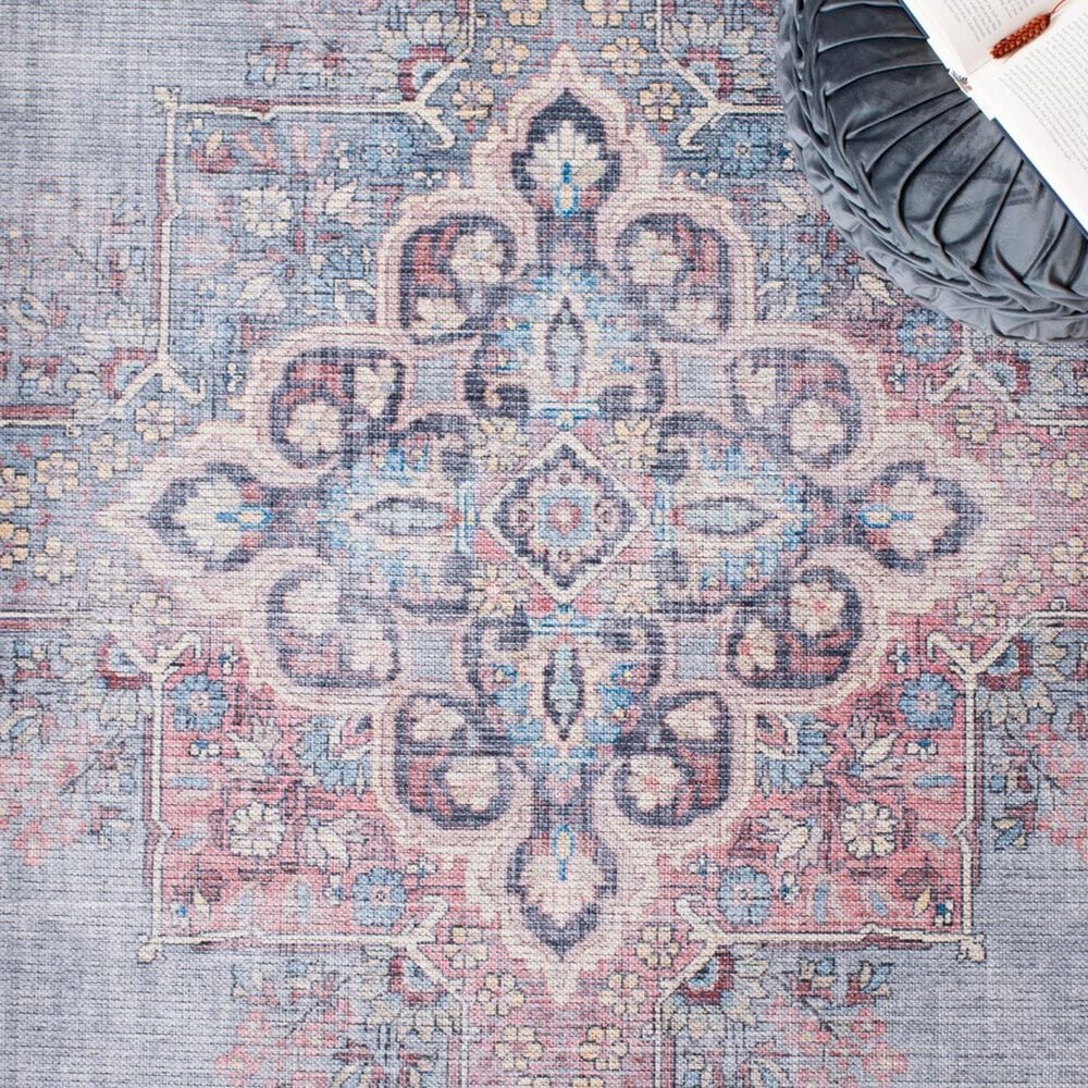 Safavieh Serapi 5&#39;3&quot; x 7&#39;6&quot; Ivory and Blue Area Rug, , large