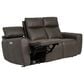 Aurora Furnishings Power Headrest Reclining Sofa in Dallas Espresso, , large