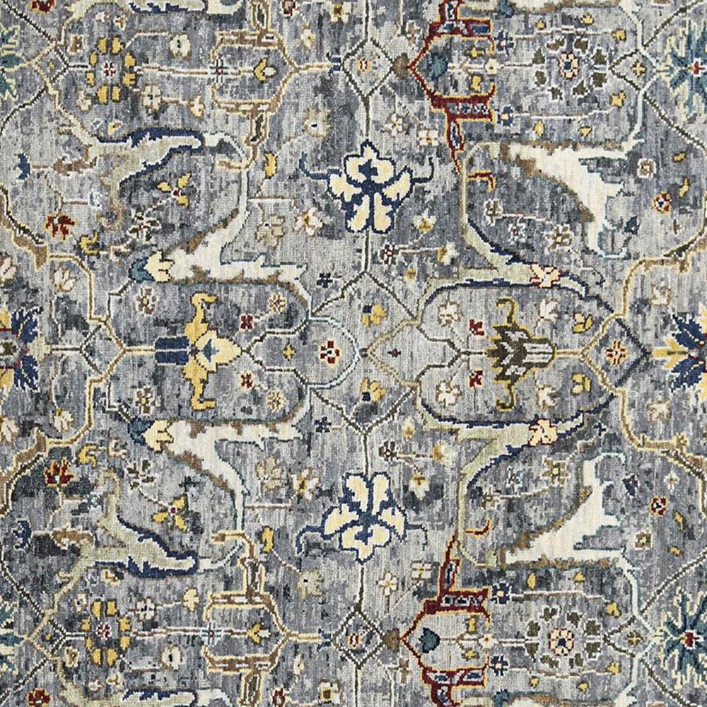 Amer Rugs Nuit Arabe 10&#39; x 14&#39; Deep Silver Area Rug, , large