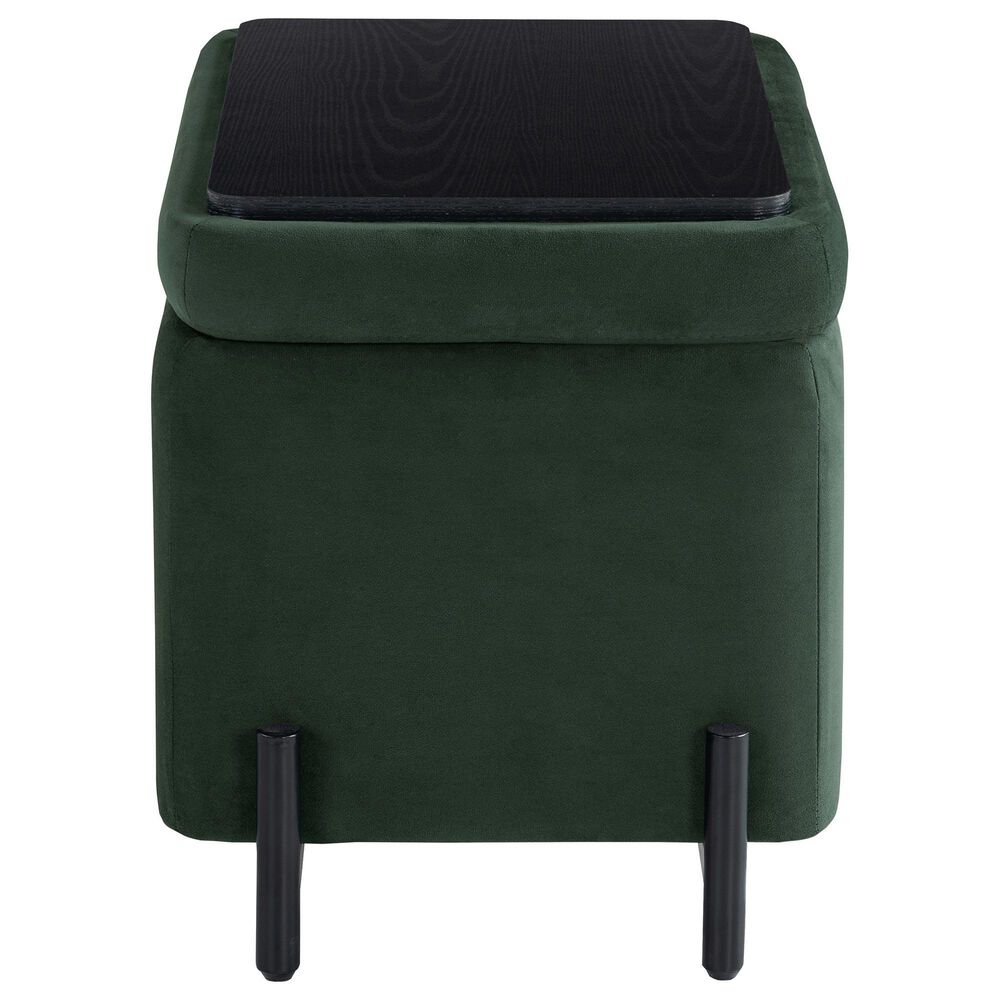 Lifestyle Solutions Kona Small Storage Ottoman in Green, , large