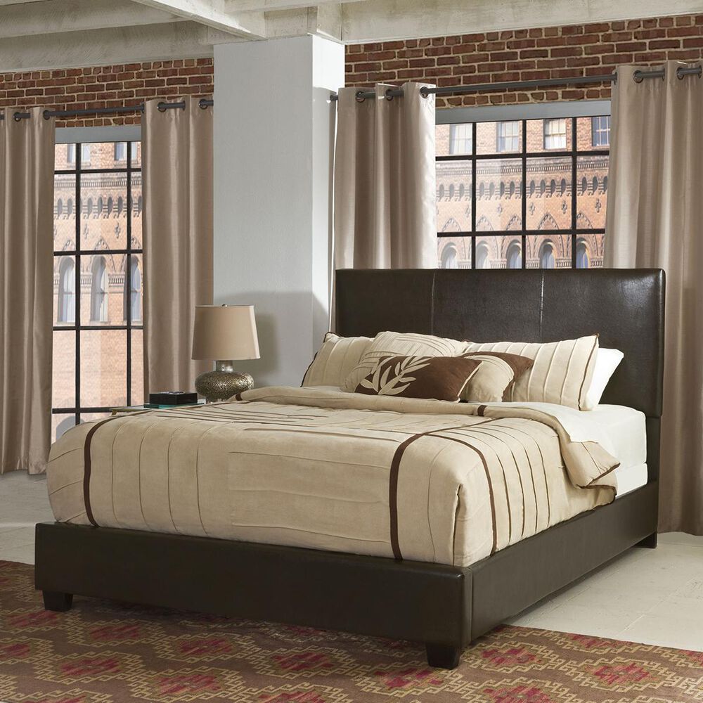 Crosley Furniture Drake King Bed Set in Brown, , large