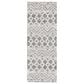 Safavieh Micro-Loop 2"3" x 7" Ivory and Black Runner, , large