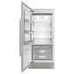 Fulgor Milano 21.54 Cu. Ft. Built-In Column Refrigerator with Left Hinge in Stainless Steel and Panel Ready, , large
