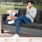HOMLUX 6-Piece Patio Conversation Set in  Black, , large